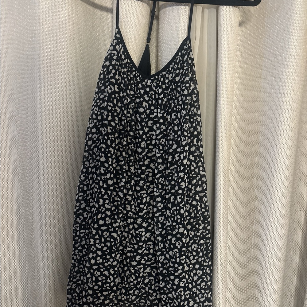 Abercrombie dress  Black and White Spaghetti Strap Dress